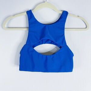 Mikoh - Blue Cutout Bikini Top